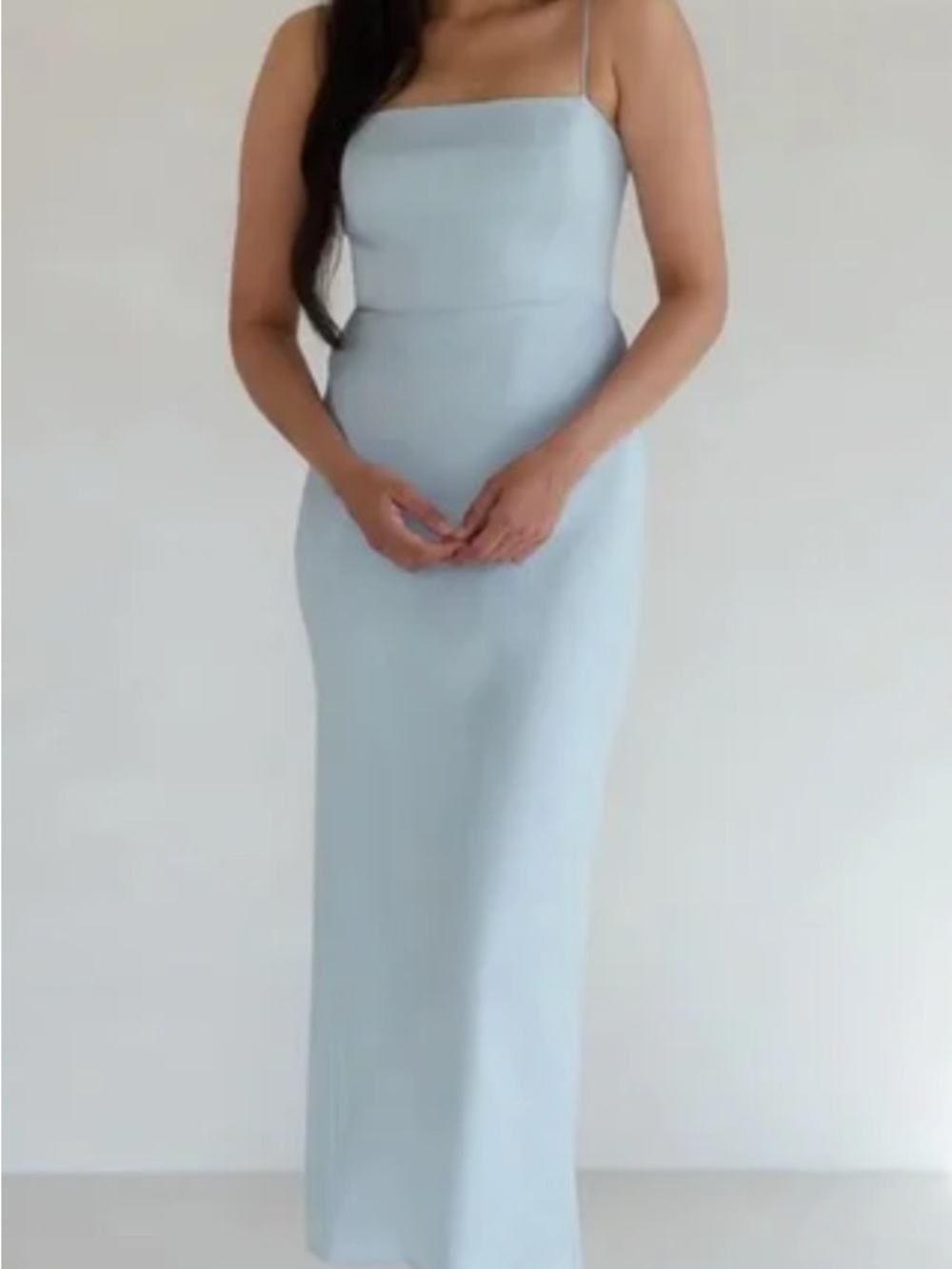 Park & Fifth Light Blue Spaghetti-Strap Maxi Dress